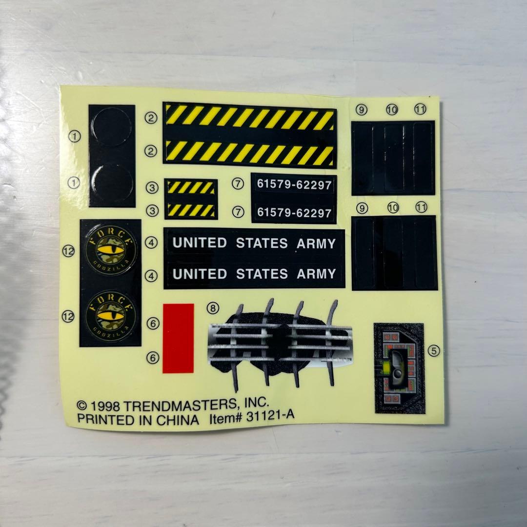 GODZILLA アメリカ版 フィギュア アパッチ 戦闘ヘリコプター