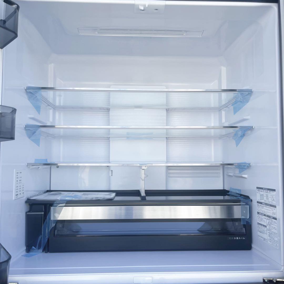 取付無料！最新！日立まるごとチルド 奥行きスリムモーブグレー大容量冷蔵庫！洗濯機