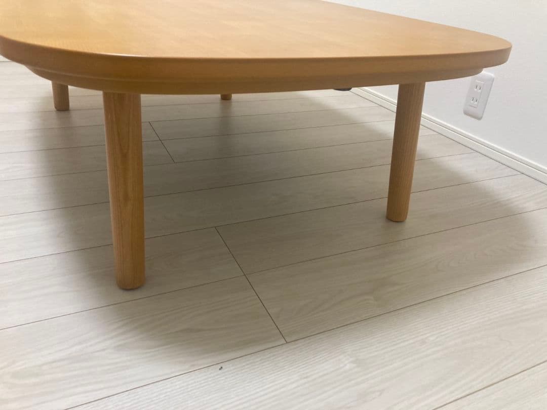 無印良品　タモ材　長方形コタツ