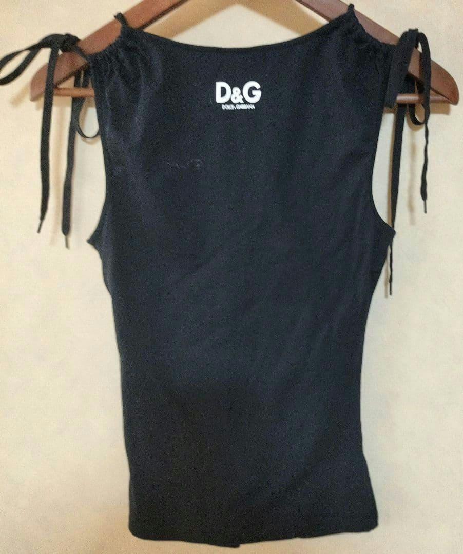 D&G ブラック タンクトップ 38