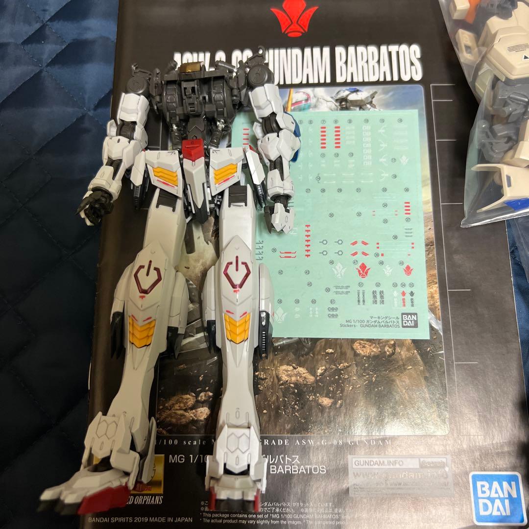 ガンプラジャンク品　MGガンダムバルバトス2体分　MG陸戦型ジムパーツ