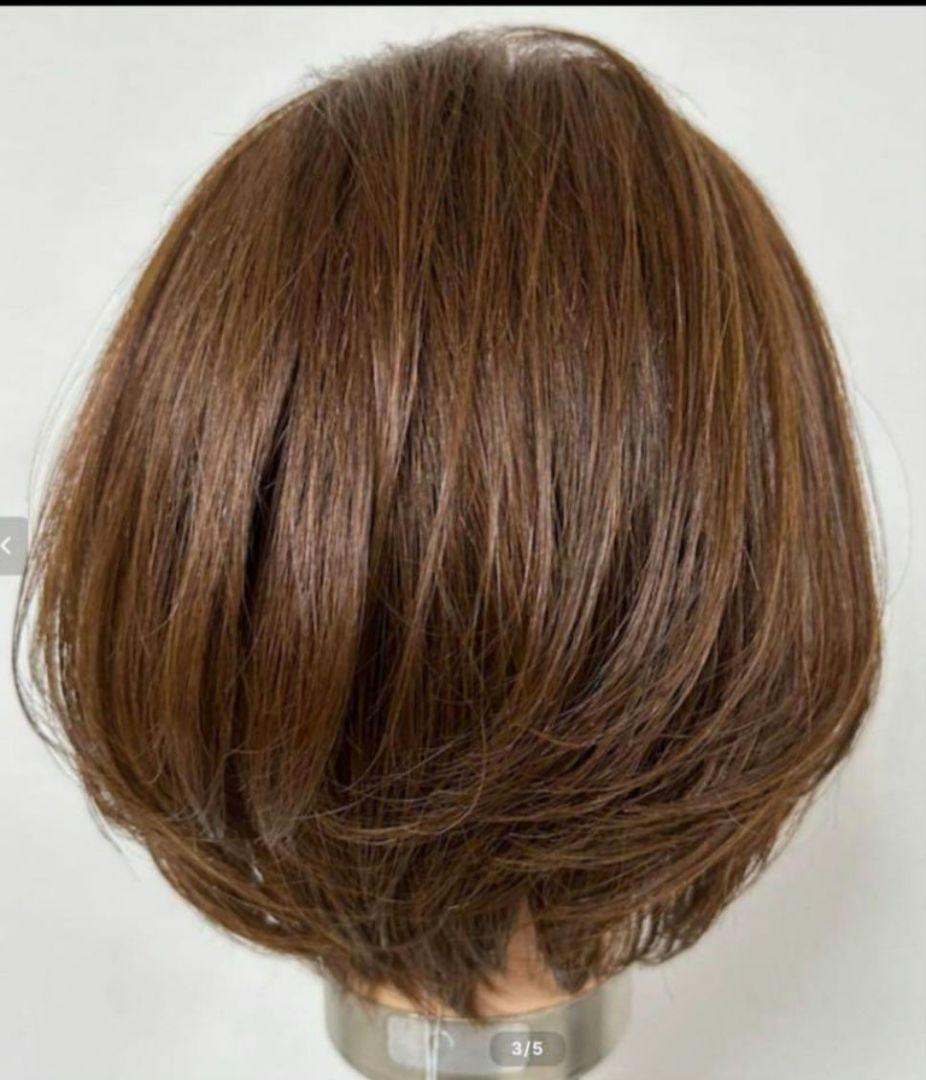 miimama♡です。 百合子ウィッグ　ブラウン　ゆりこ　レース　ショート