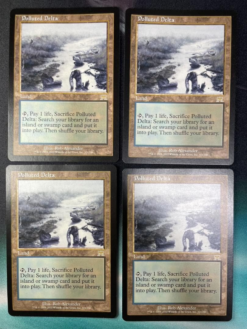 汚染された三角州　英語版 ４枚セット