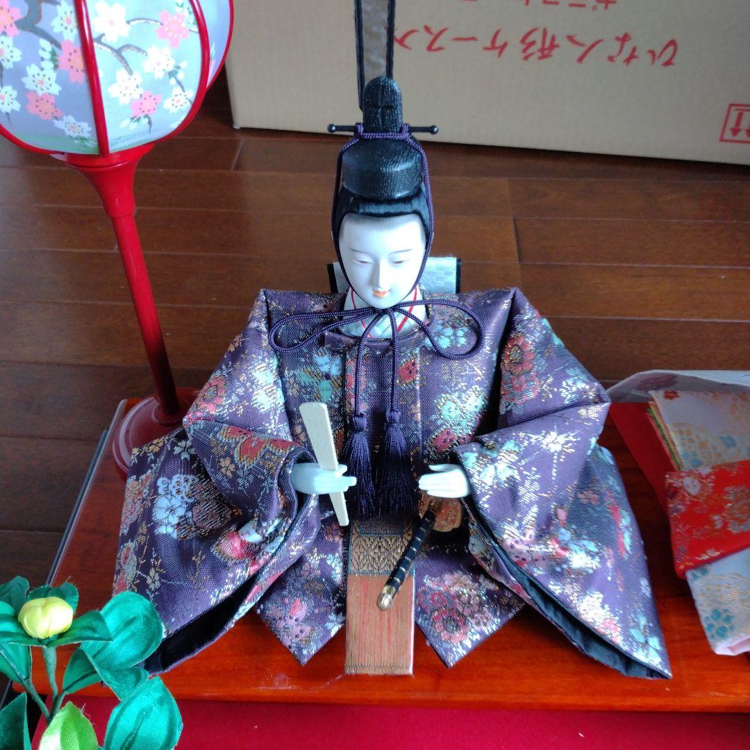 雛人形セット美品 アクリルケース入り 吉徳