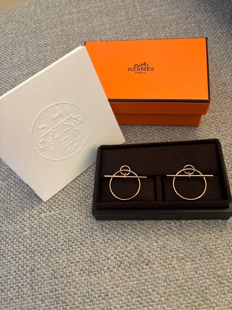 【新品未使用】HERMES エシャペPM ローズゴールド　箱保証書あり