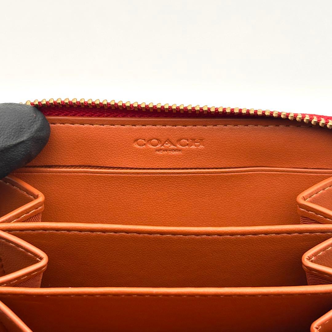 ✨極美品✨ COACH コーチ ケース カードケース ラウンドファスナー