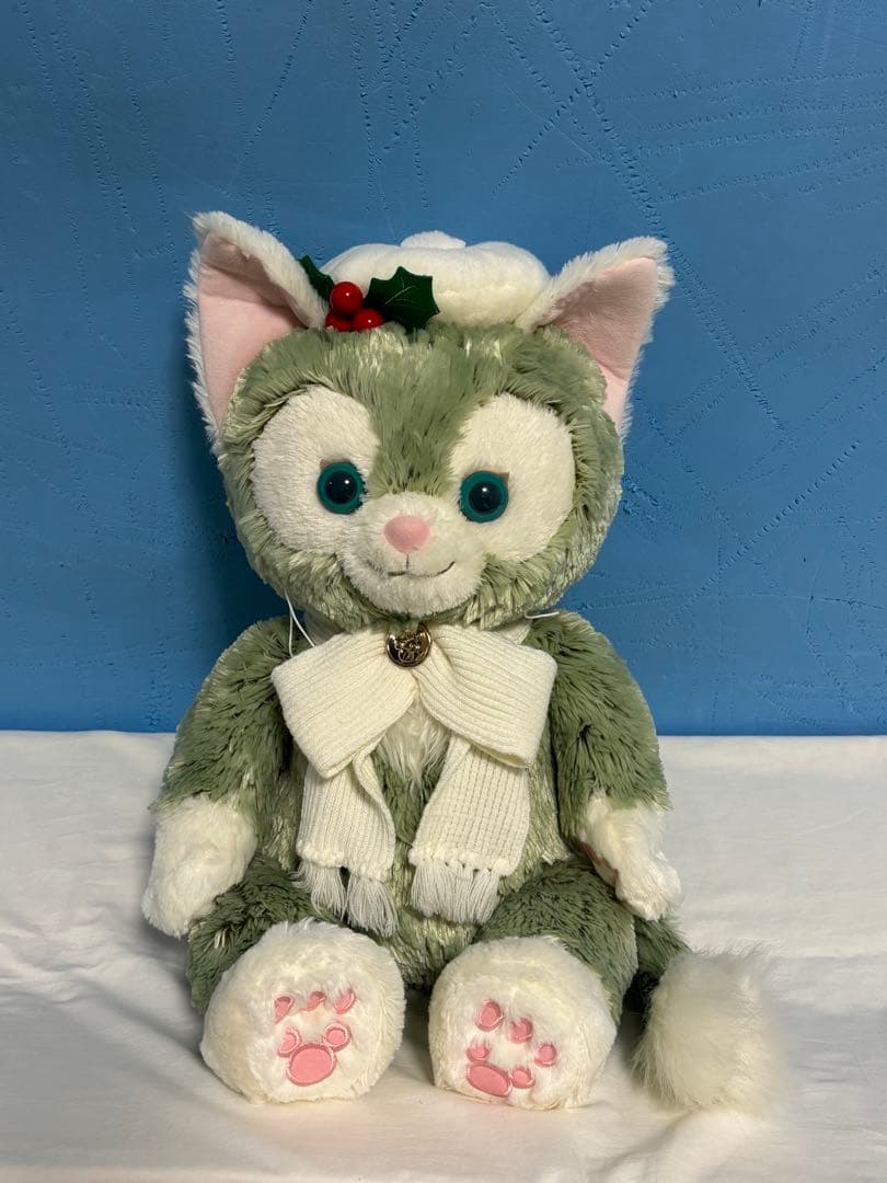 美品　お顔厳選　ジェラトーニ　Mサイズ　ぬいぐるみ　クリスマス