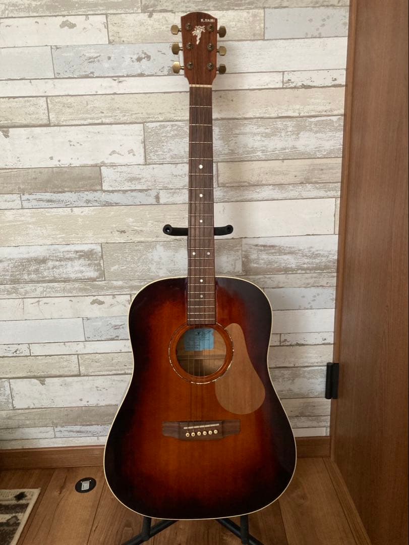 【良品・廃盤】k.yairi SL-MA1_エレアコ_ハードギターケース付き