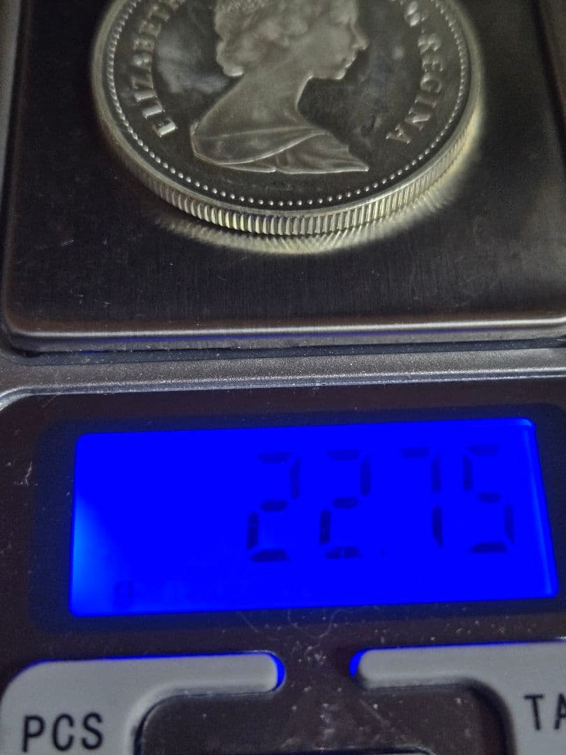 カナダ 1982年 エリザベス2世 記念ドル レジャイナ市 銀貨 イギリス