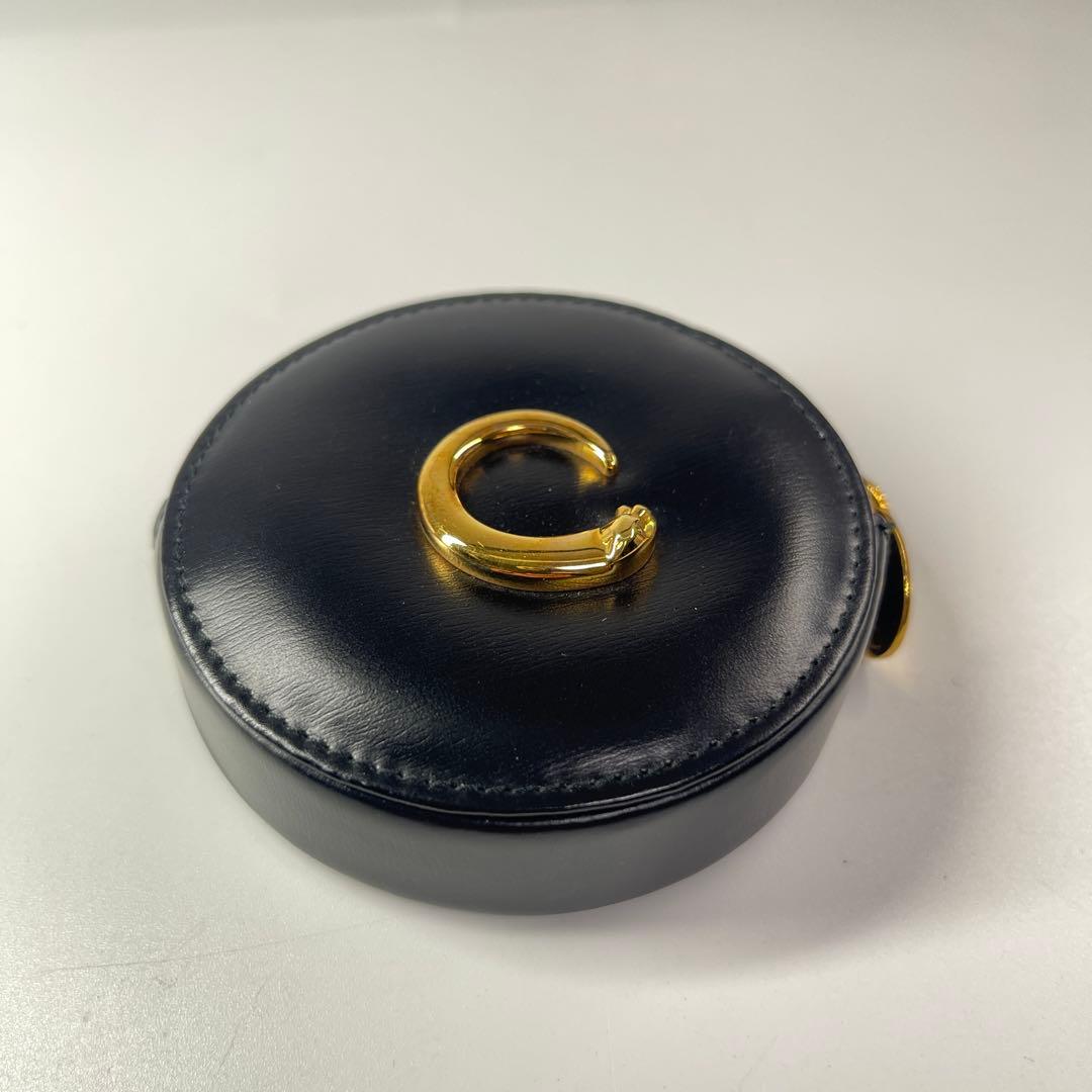Cartier (カルティエ )ケース レザー ラウンド型 小銭入れ