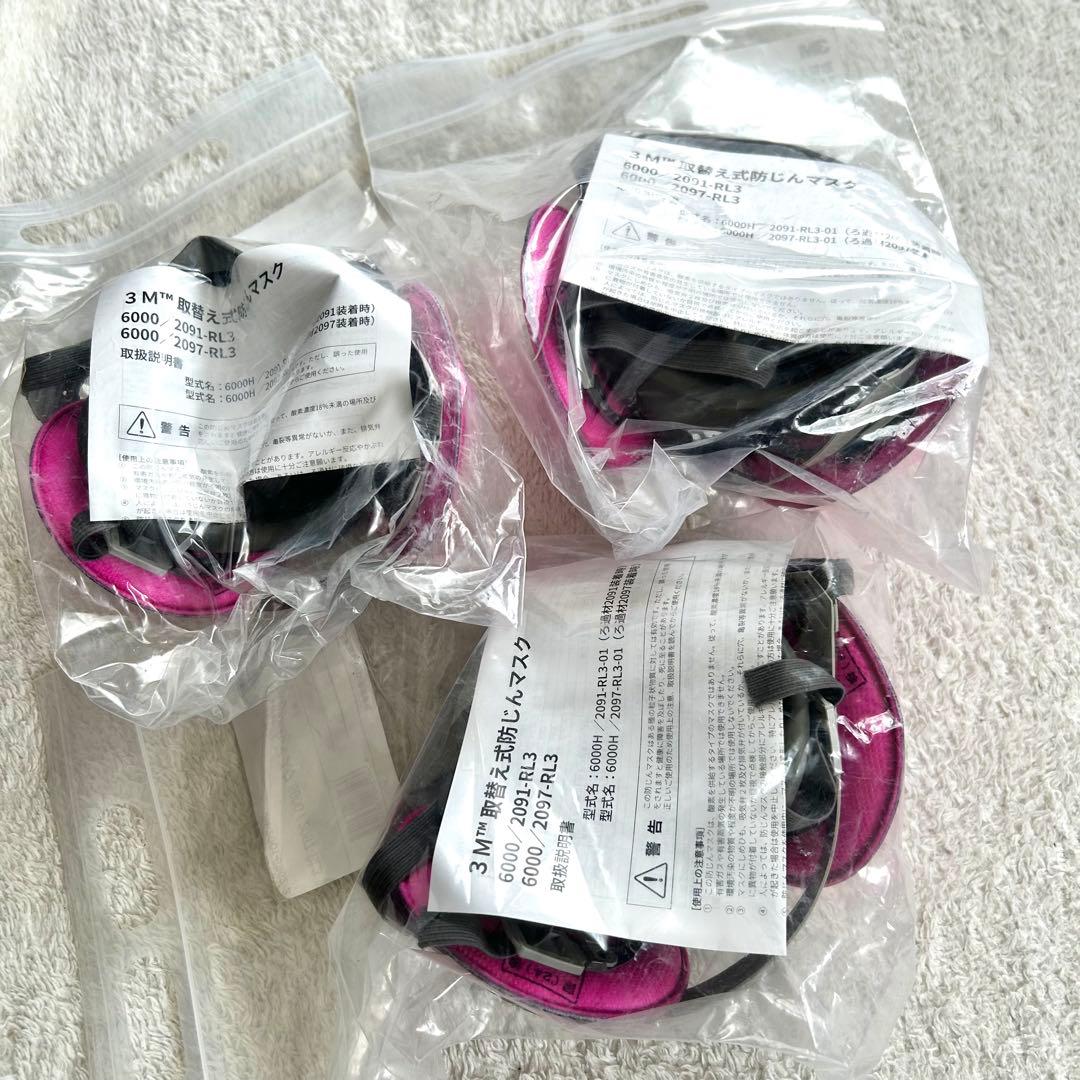 3M 取替式防じんマスク6000/2097-RL3 6500/2091-RL3