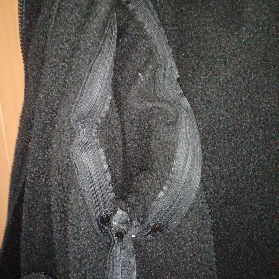 アンダーカバー　ブラックフリースジップアップジャケット