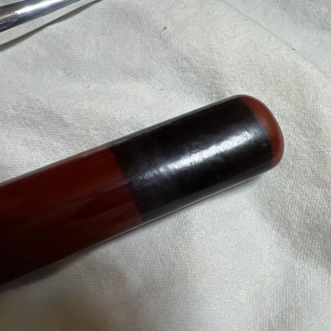 キセル　村田　漆塗りの煙管とケース　　アンティーク　骨董