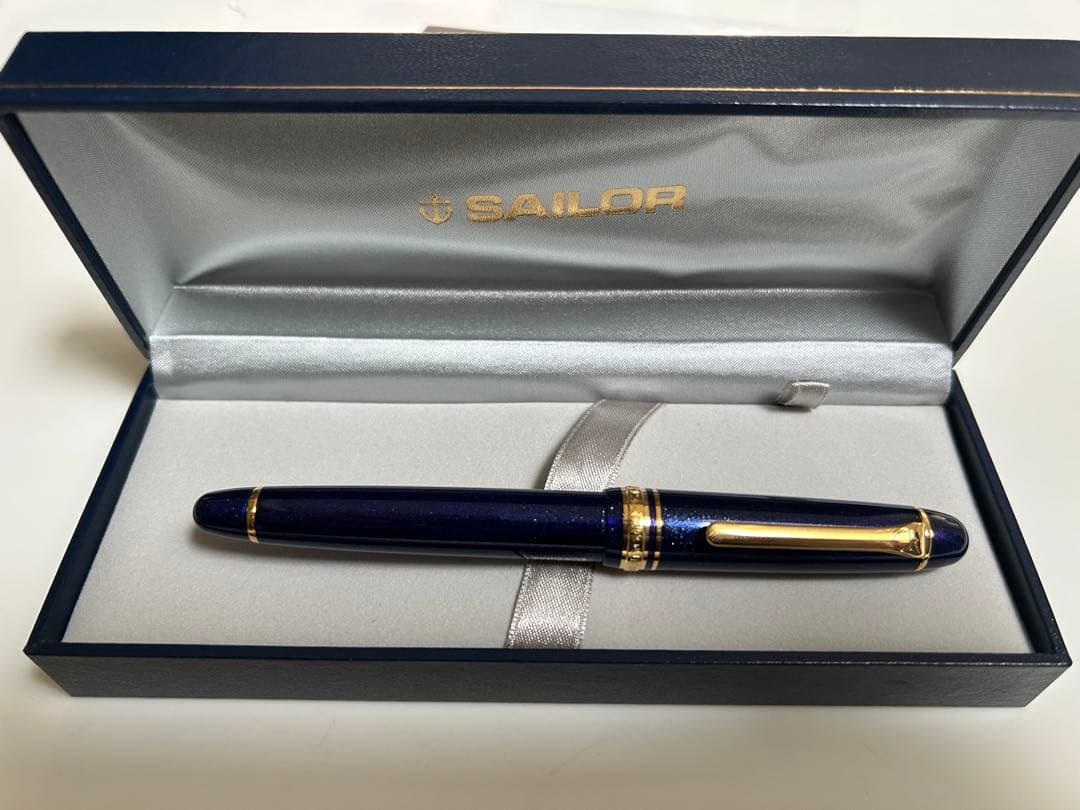 SAILOR 万年筆　プロムナードシャイニーブルー、14金★新品、未使用★
