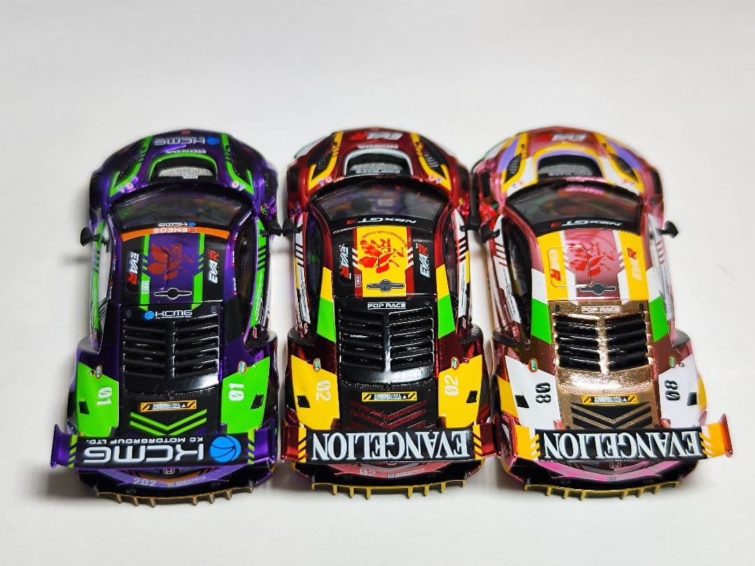 POPRACE NSX EVA エヴァンゲリオン 3台セット