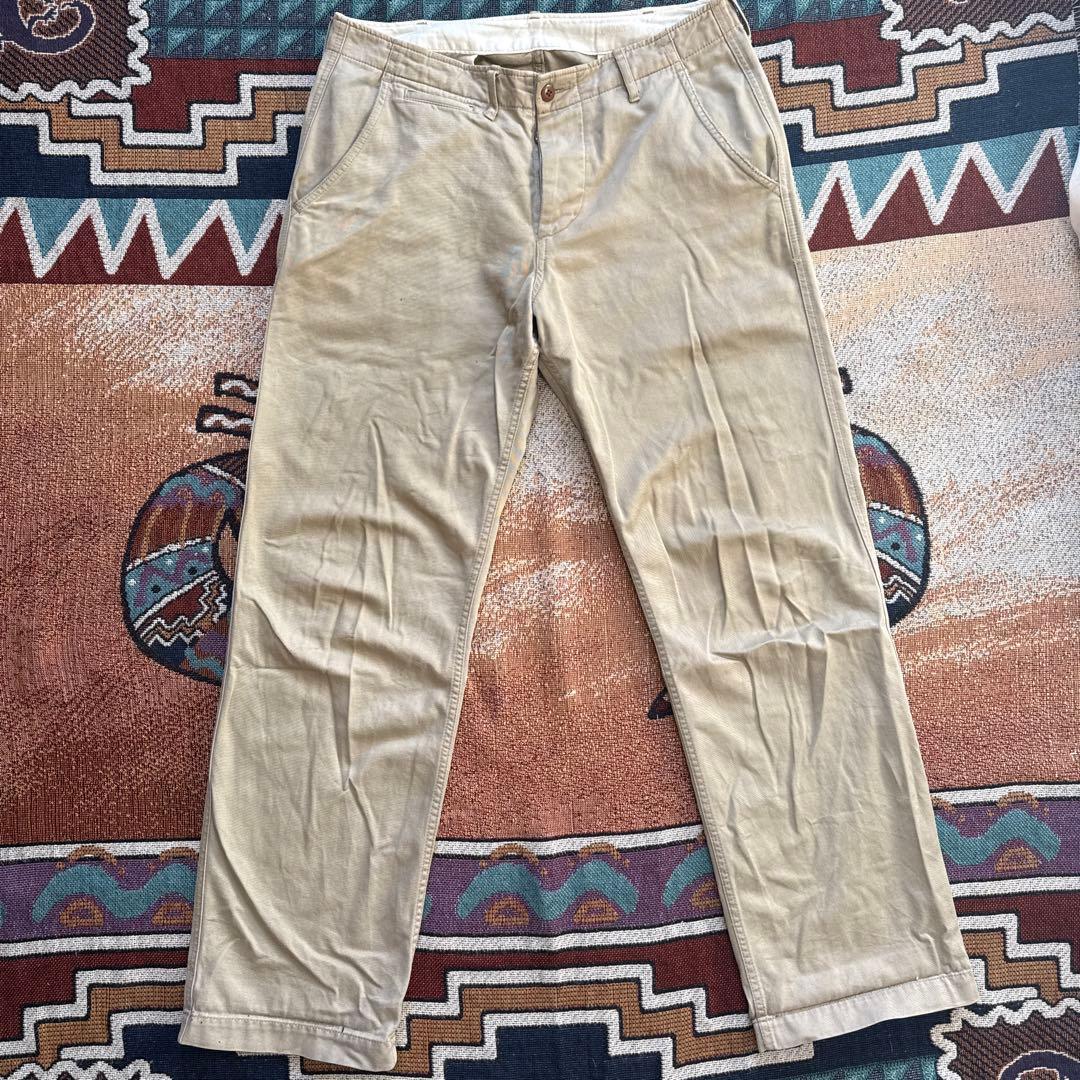 M*D様 40’s “U.S.ARMY”45khaki アーミーチノ 軍パン 片