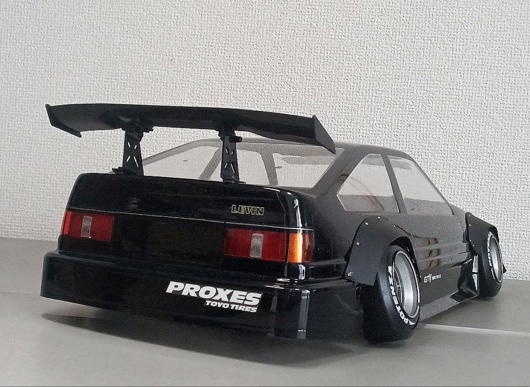 ラジコンボディ　カスタムボディNO.91 AE86レビン