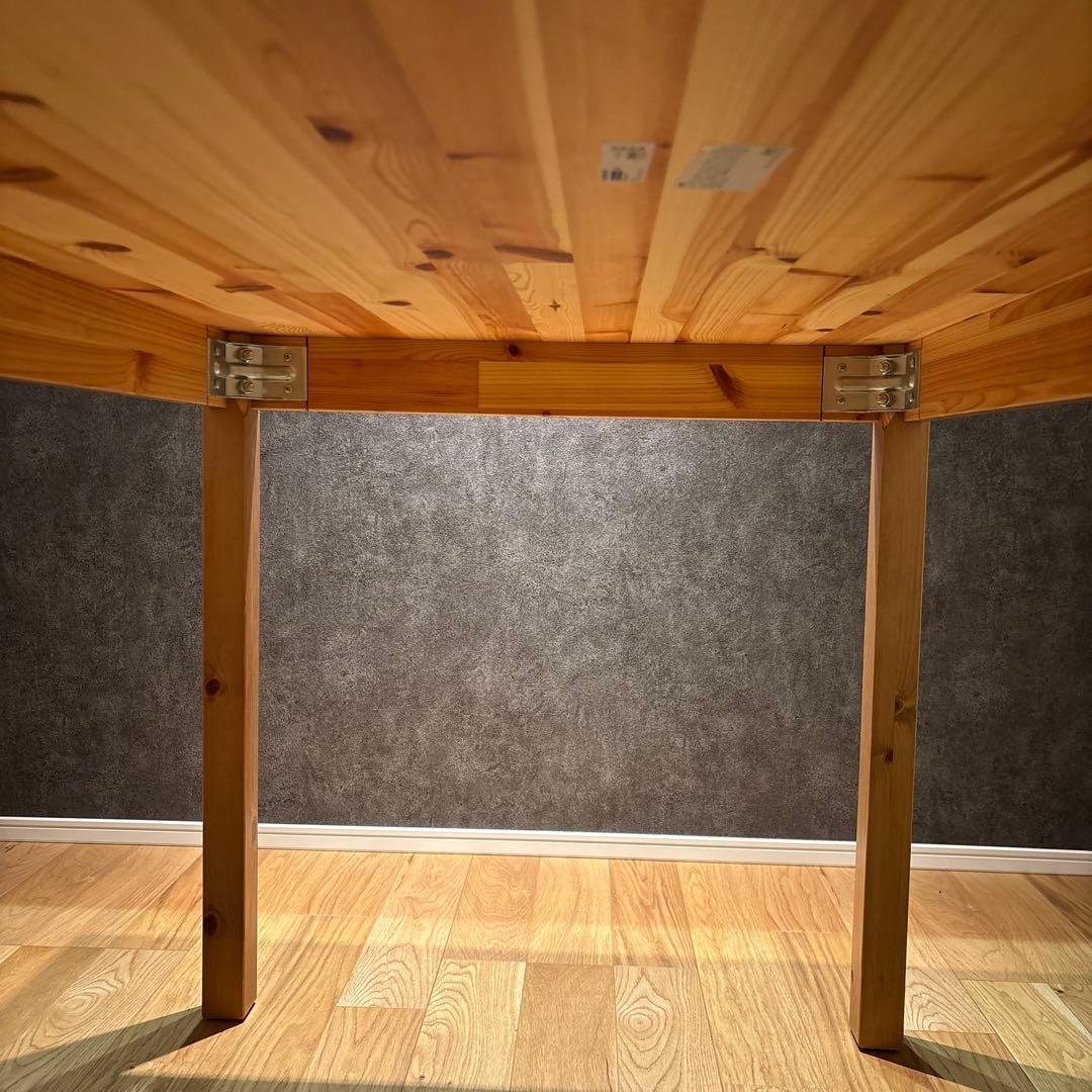 【お萩】IKEA ヨックモック　ダイニングテーブル＋椅子2脚