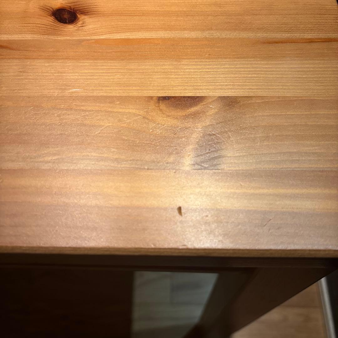 【お萩】IKEA ヨックモック　ダイニングテーブル＋椅子2脚