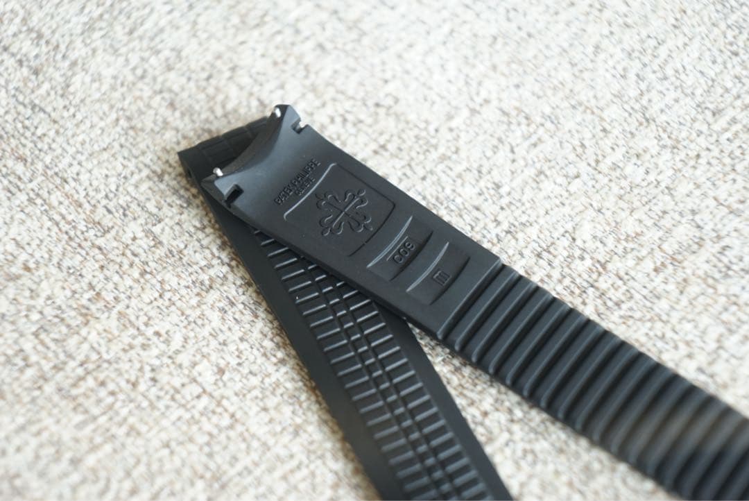 パテックフィリップ　アクアノート　トロピカルバンド　ラバーストラップ