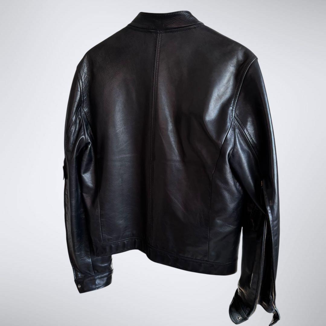 伊製希少giulianoFujiwaraホースハイド48馬革LAMPOアーカイブ