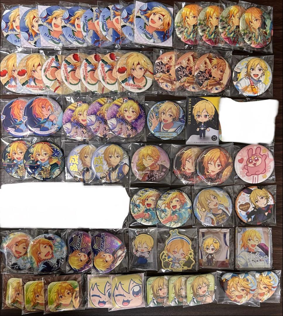 あんスタ　仁兎なずな　缶バッジ　セット　まとめ売り　74点　中国限定