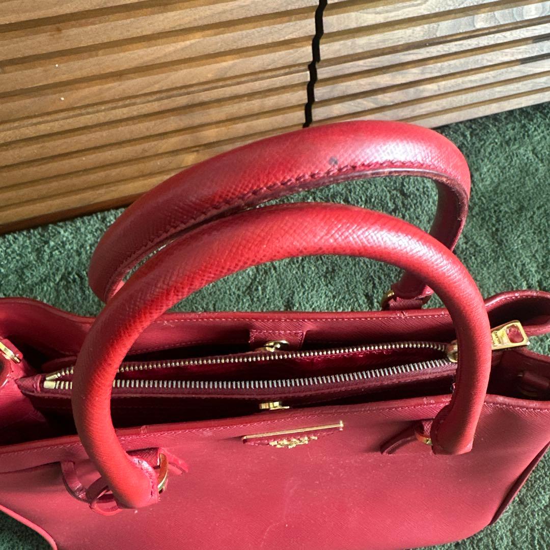 PRADA プラダ 1BG264 サフィアーノルクス ガレリア トートバッグ
