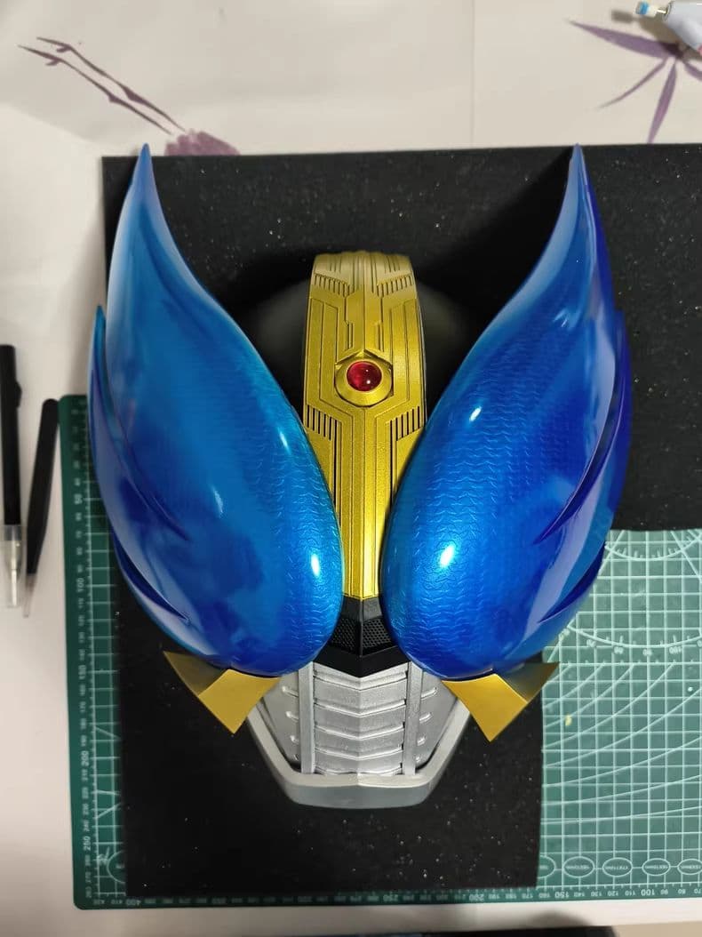 仮面ライダー電王 聖翼フォーム 1/1 大人着用マスク 特撮コスプレ 高精密再現