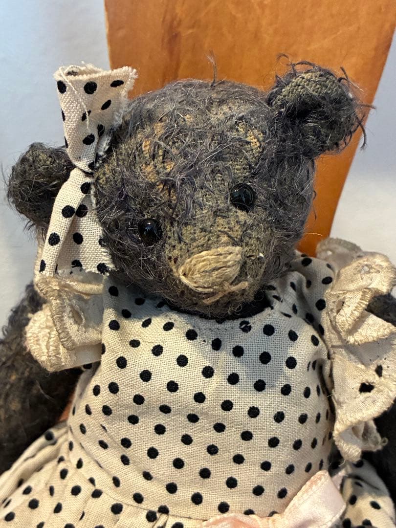 海外作家様　スーレイン　テディベア　水玉ドレス　可愛い