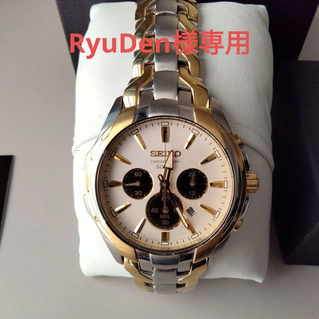 RyuDen セイコーメンズ 腕時計 ソーラー電池 美品ほぼ未使用