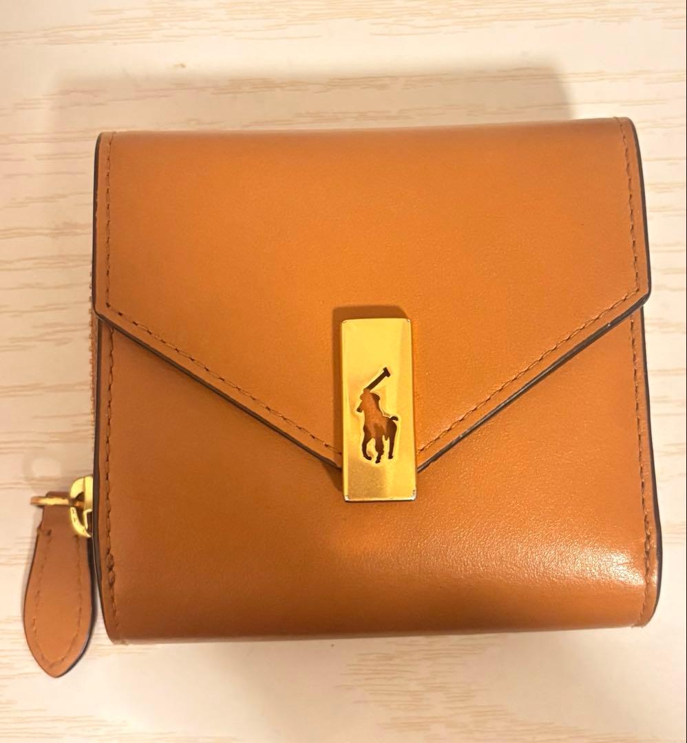 ★すす【箱付き】ラルフローレン 三つ折財布