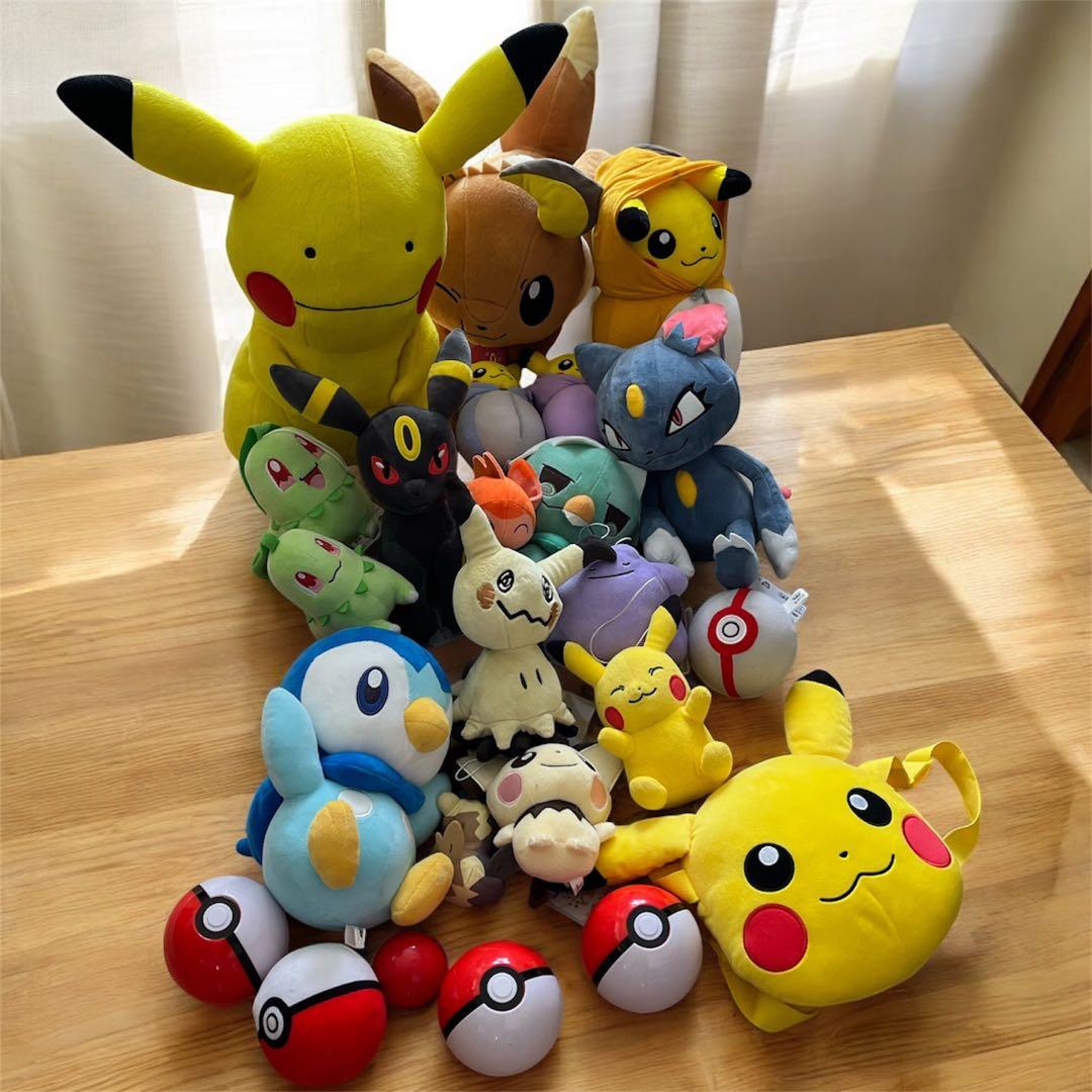 ポケモン ぬいぐるみ セット 約✨20個 ポケモンポール７個