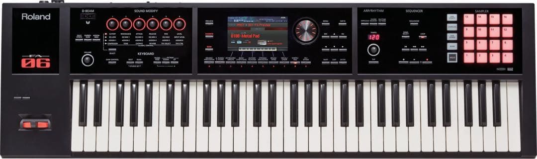 Roland FA-06 ローランド　シンセサイザー　キーボード　ケース付き