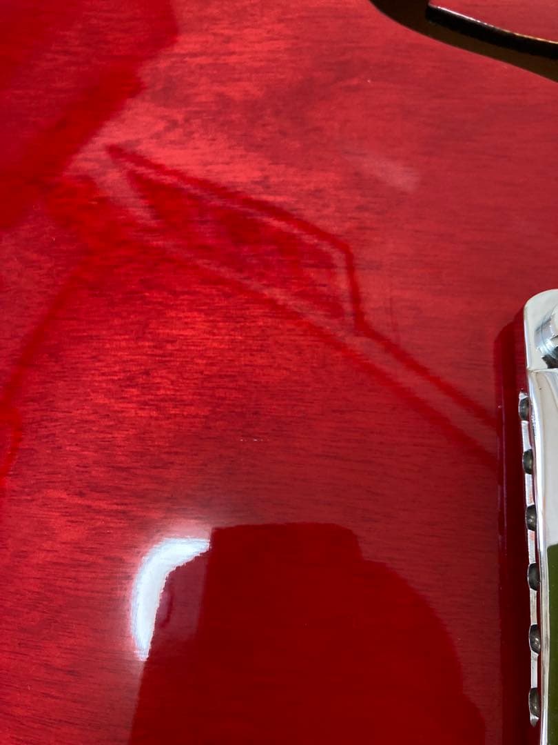 Epiphone DOT CHセミアコースティックギター レッド