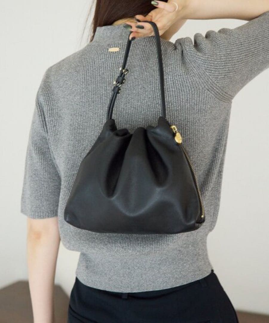 gemeil レザーワンハンドルバッグ