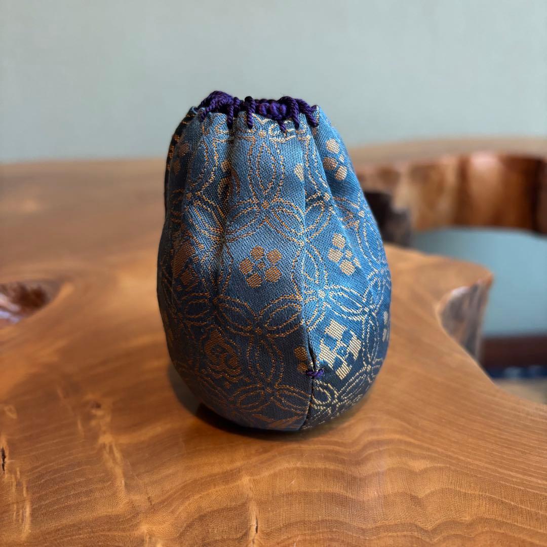 膳所焼 茶入 陽炎園 侘助写 茶道具 共箱