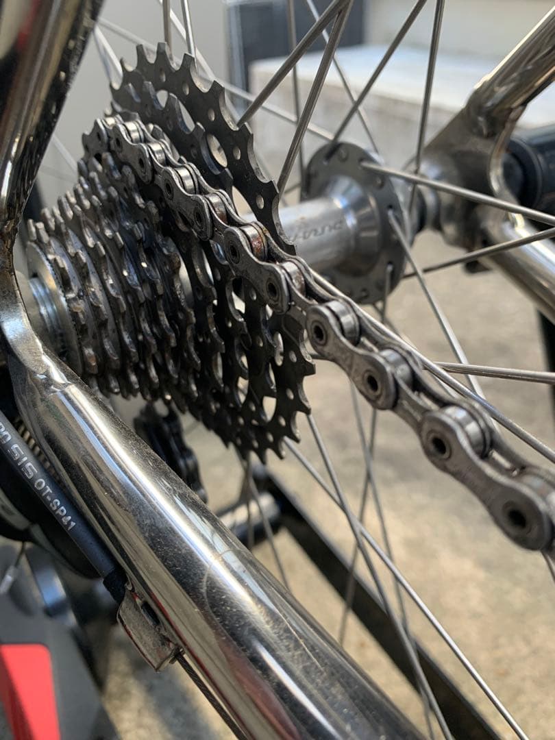 Panasonicチタンフレームのロードバイク、FRT05モデル