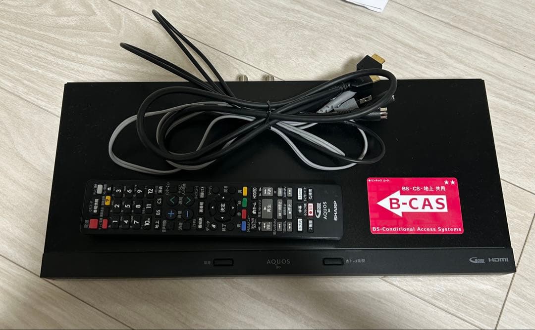 【シャープ】2B-C05CW1 ブルーレイディスクレコーダー