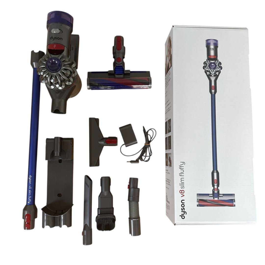 Dyson V8 Slim Fluffy ジャンク 通電確認済 吸引不可 部品取
