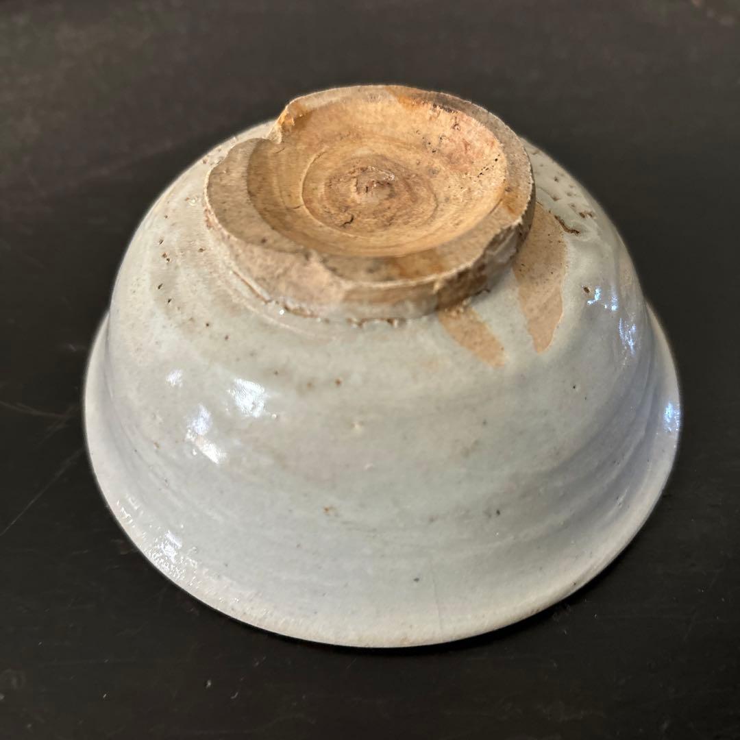 李朝盃　堅手　小鉢　白磁　酒器　小服茶碗　韓国アンティーク　古道具　民芸　古陶磁