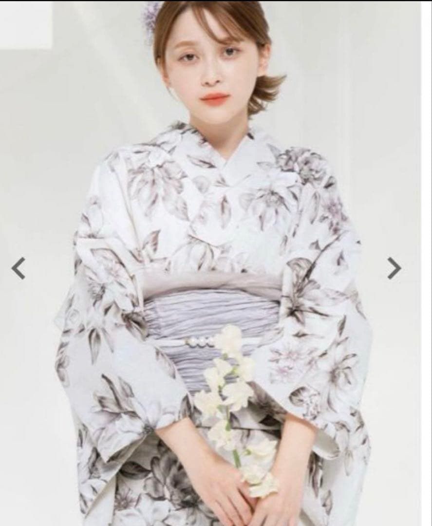 Dita 1人で着られる浴衣5点セット うたかたの月下美人