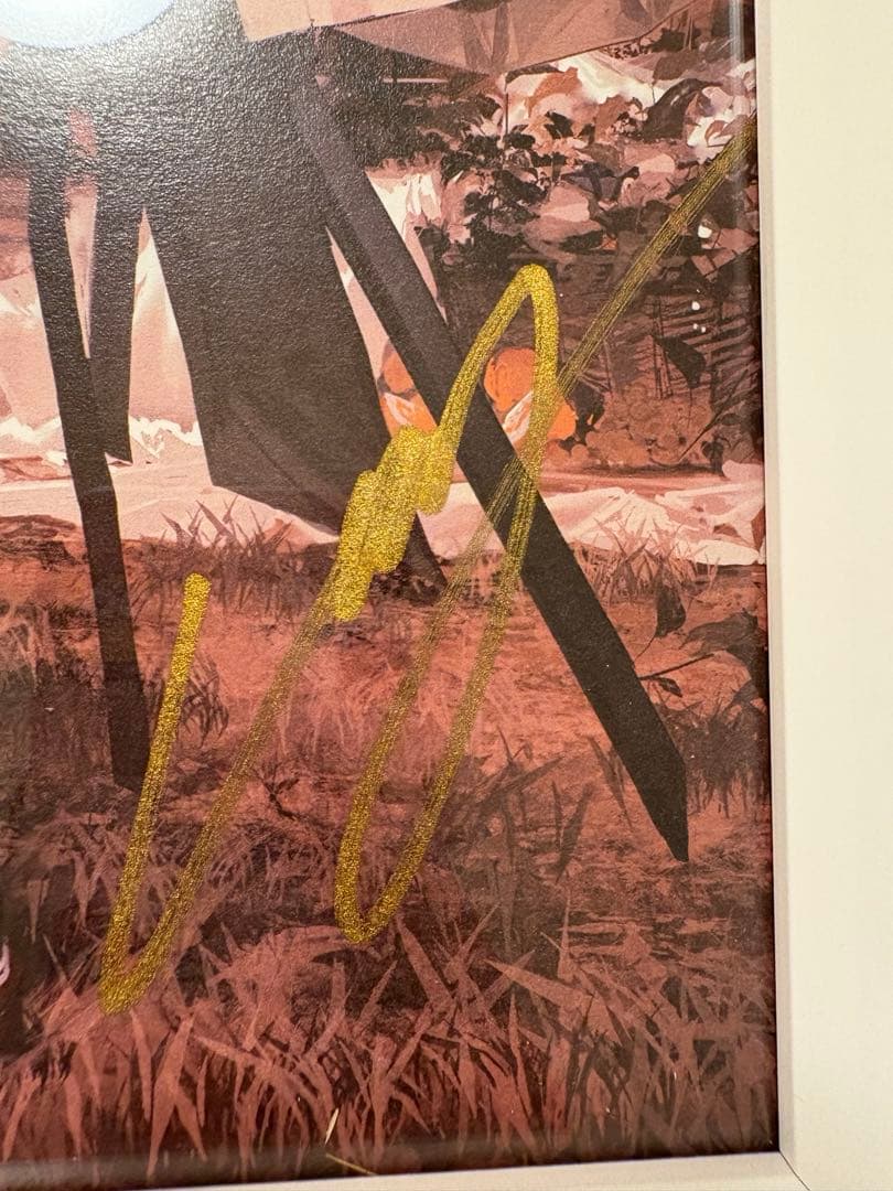 アークナイツ3周年記念 LM7先生直筆サイン入り複製原画