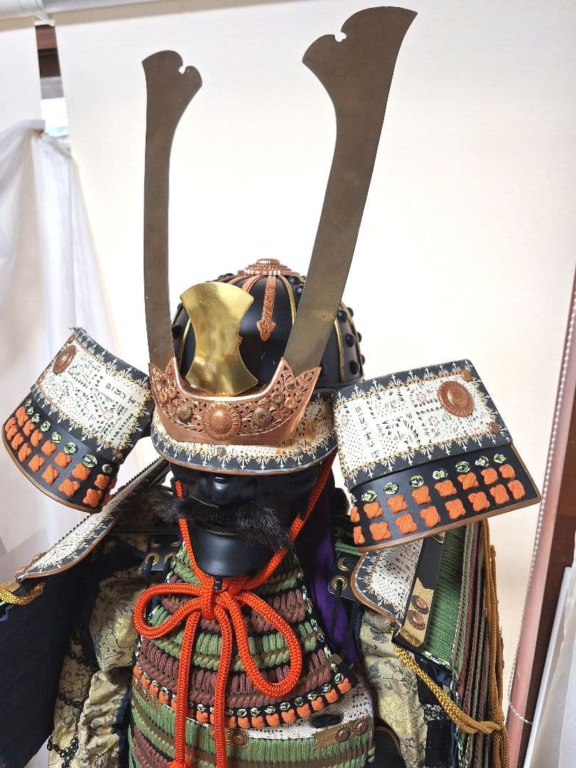 等身大甲冑、鎧兜、着用鎧兜