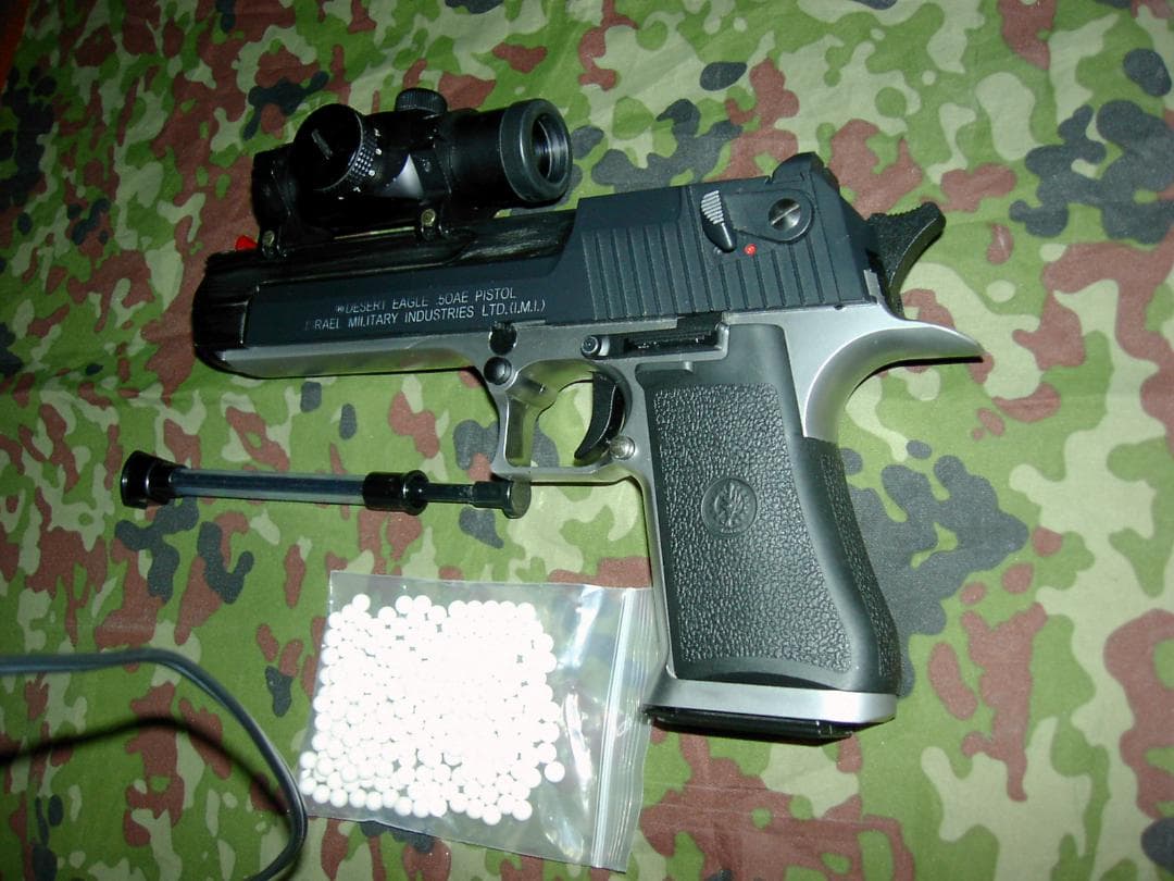 プリンキング専用　SⅡS デザートイーグル(バトルダメージバレル仕様) ガスガン