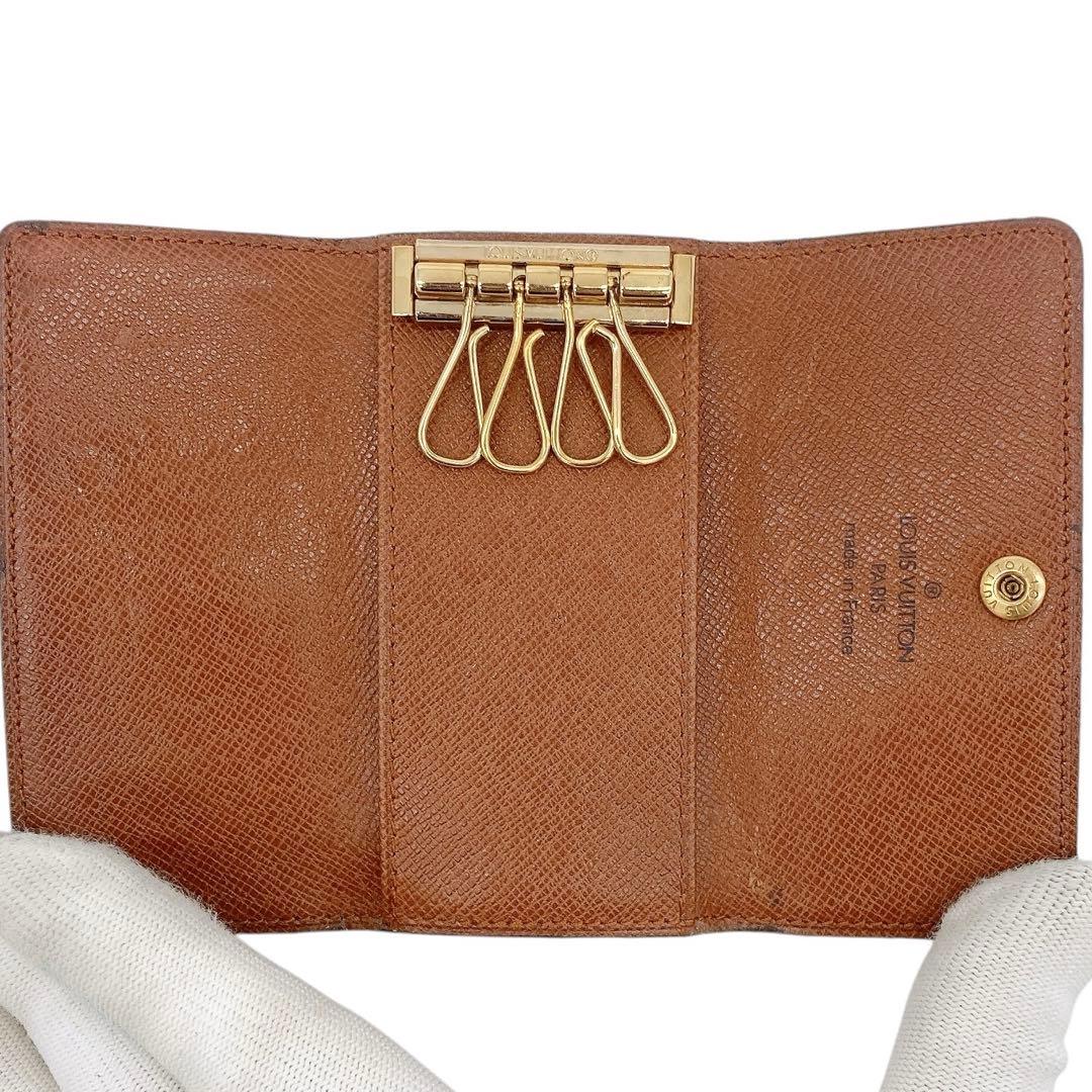 極美品✨LOUIS VUITTON ミュルティクレ　4連　キーケース　モノグラム
