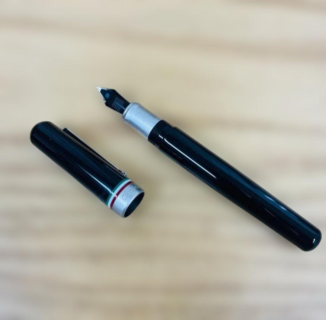 未使用＊DELTA×オロビアンコ コンパーニョ BLACK FP 黒 万年筆