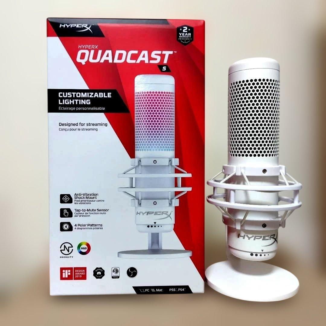【使用期間短 】HyperX QuadCast S RGBマイク 動作確認済
