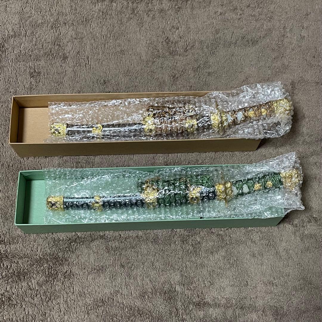 【未開封新品】三條小鍛冶宗近 髭切 膝丸 ペーパーナイフ【刀掛台お付けします】