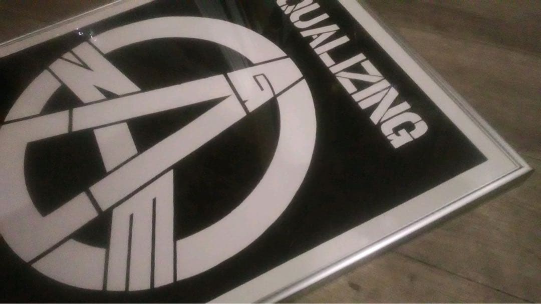 激稀少シルクスクリーンポスター/GAUZE/ポスターフレーム付