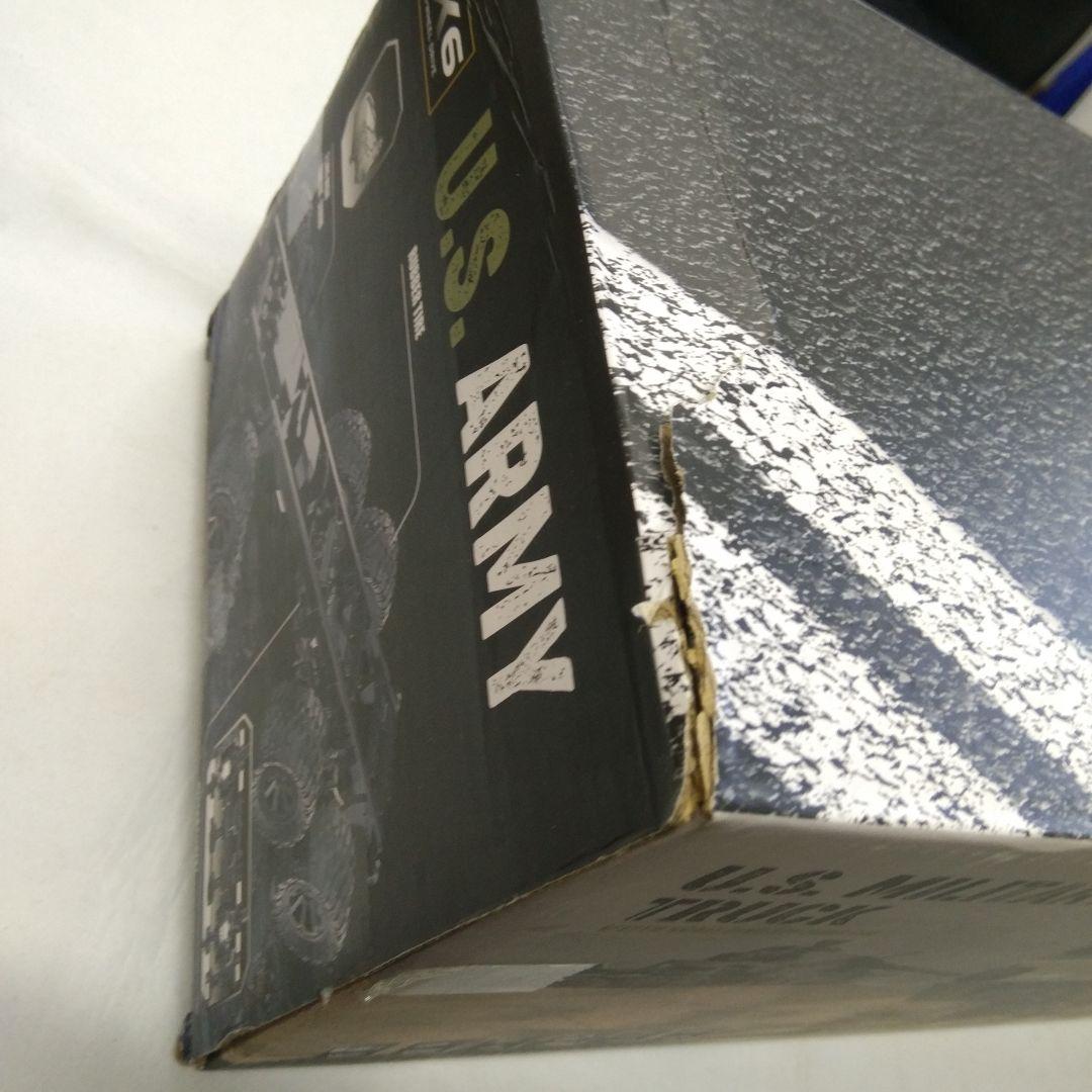 箱潰れ①巨大 48cm カメラ付 ラジコンカー ミニタリー オフロード トラック